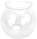 4.9x3.9 Inch Mini Plastic Transparent Fish Bowl Shatterproof Aquarium for Small Fish Desk Decor Tank with High Light Transmittance(M)