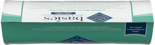 Blue Buffalo Basics Grain-Free Dry Dog Food for Small Breed Adult Dogs, Limited Ingredient Diet, Lamb Recipe, 11-lb. Bag