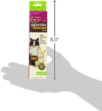 SENTRY PET CARE Sentry Hairball Relief for Cats,Malt Flavor,4.4 Ounces