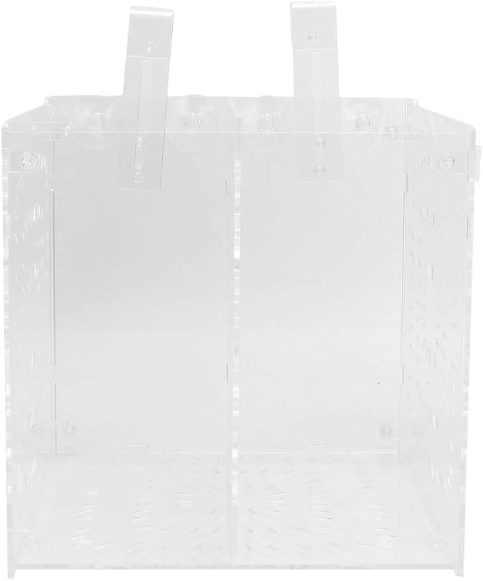 Fish Tank Breeding Box Aquarium Isolation Box Transparent Acrylic Fish Tank Incubation Box for Aggressive Injured Sick Fish Shrimp 15x15x15cm 30x15x15cm 20x20x20cm (20MC *20CM*20CM)
