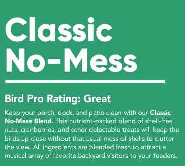 Classic Bird Seed (5 Pounds, Classic No Mess)