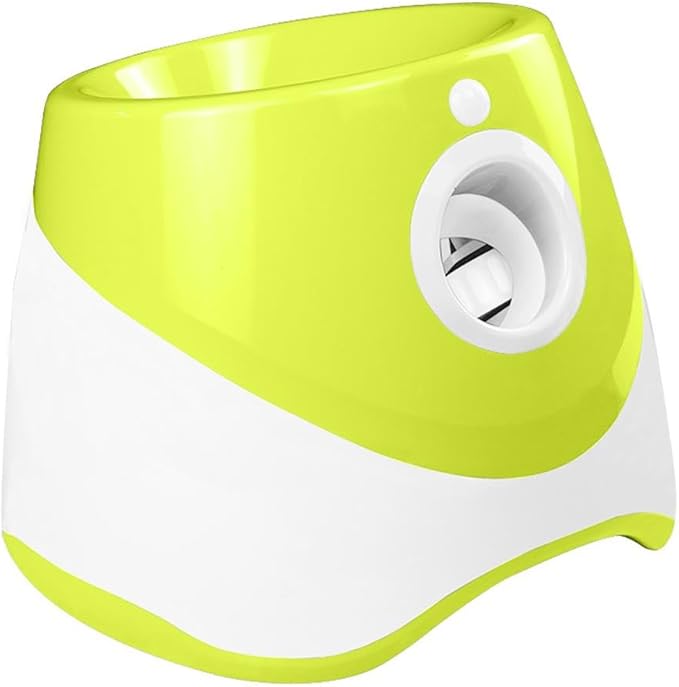 Automatic Dog Ball Thrower with 3 Interactive Tennis Balls, Electric Pet Dog Ball Launcher Interactive Dog Toy,Adjustable Distance Settings for Indoor and Outdoor Play (Light