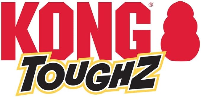 KONG Toughz Durable Plush Dog Toy - Long-Lasting Soft Chew Toy for Aggressive Chewers, Safe & Interactive for Dogs (Pup)