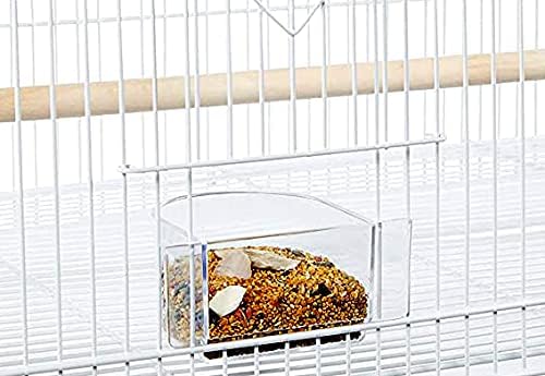 55" Extra Large Tight 3/8-Inch Bar Spacing Multiple Flight Bird Aviaries Budgie Canaries Finches Lovebirds Budgies Breeding Breeder Cage with Removable Rolling Stand
