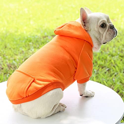 TAPBULL Dog Dresses, Fashionable Pet Dog Sweatshirt Clothes in Dark Colors, Cute Cat Birthday Dress Outfit (Red/Blue/Orange 3-Pack), XX-Large