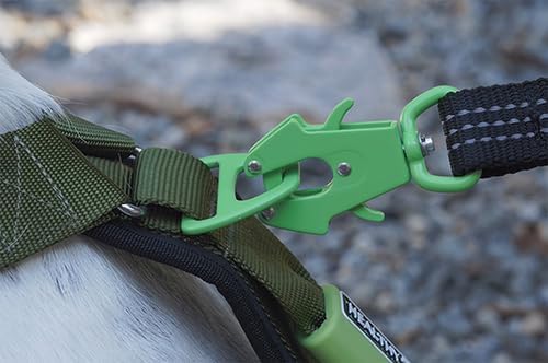Ultimate Urban Premium Dog Harness - No Choke/Pull/Escape Dog Harness with Adjustable Padding, Heavy Duty, Easy On/Off, High Strength Buckles, Emergency Handle and 3 Connect Points (Black, M)