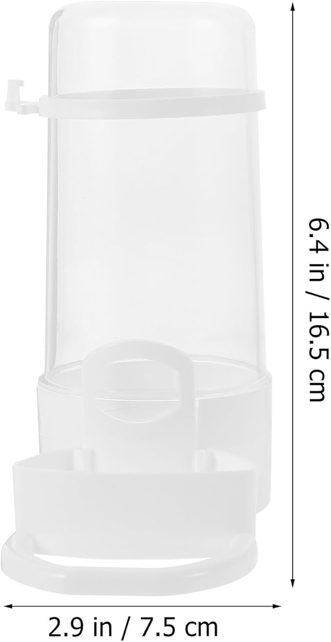 VANZACK 2pcs Automatic Bird Food and Water Dispenser for Cage Parakeet Cockatiel Indoor Feeding Supplies