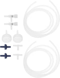 FRCOLOR 2sets Shrimp Hatchery Kit Complete Brine Shrimp Incubator Tool Accessories for Fish Breeding Includes Transparent Bottle Caps and Valves