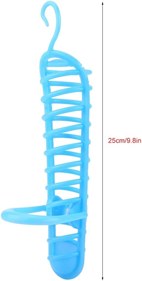 Zerodis Bird Feeding Supplies, Bird Watering Supplies, Bird Treat Feeders Pet Bird Feeder Toy with Bird Perch Stand Design Hanging Fruit Vegetable Food Basket Container Bird Perch Feeder