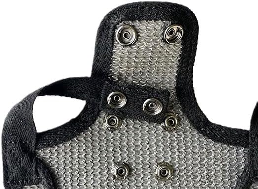 DOWN UNDER OUTDOORS 2 Pack Small Chicken Saddles for Bantams and Young Birds, Includes Shoulder Covers (Extra Long Small Grey Mesh)