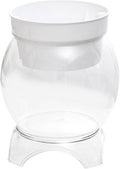 Aquaponic Fish Tank, 3-in-1 Clear Plastic Fish Bowl with Stand & Planter Healthy 5 Gallon Fishtank for Aquarium Plants, L Aquaponic Tank, Hydroponic, Small, Fishtank, Fis