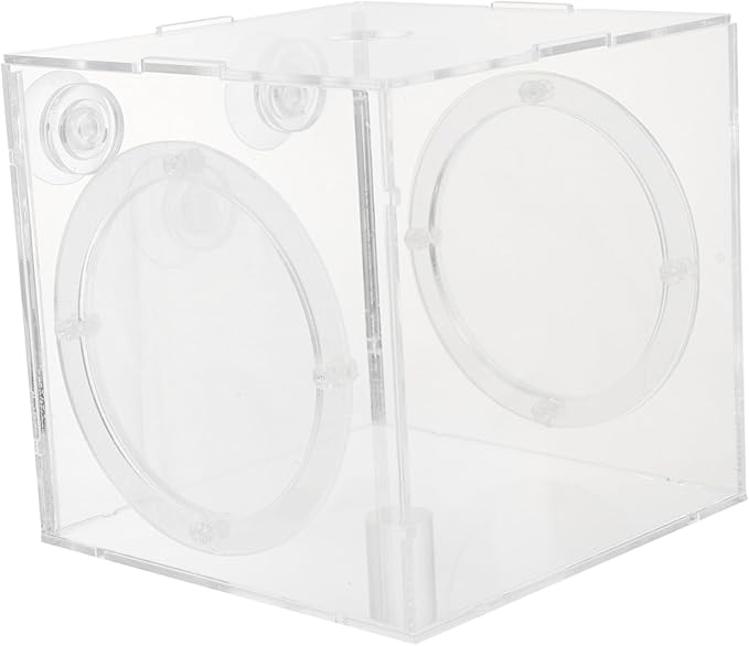 Fish Breeder Isolation Box Transparent Acrylic Hatching Tank for Fish Fry and Breeding Environment for Aquariums