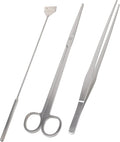 1Set Aquarium Aquascaping Tool Long Handle Kit with Scraper Scissor and for Effortless Fish Tank Maintenance