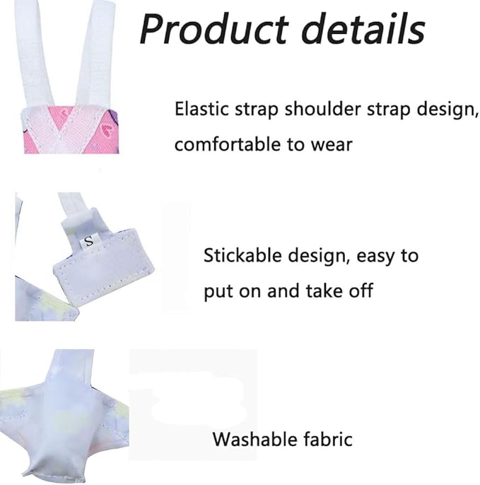 4pcs Bird Diaper Parrot Flight Suit with Waterproof Inner Layer Pigeon Pants Parrot Nappy Reusable Cockatiel Clothes Adjustable for Parakeet Mini Macaw Budgie Canary - color1 XS