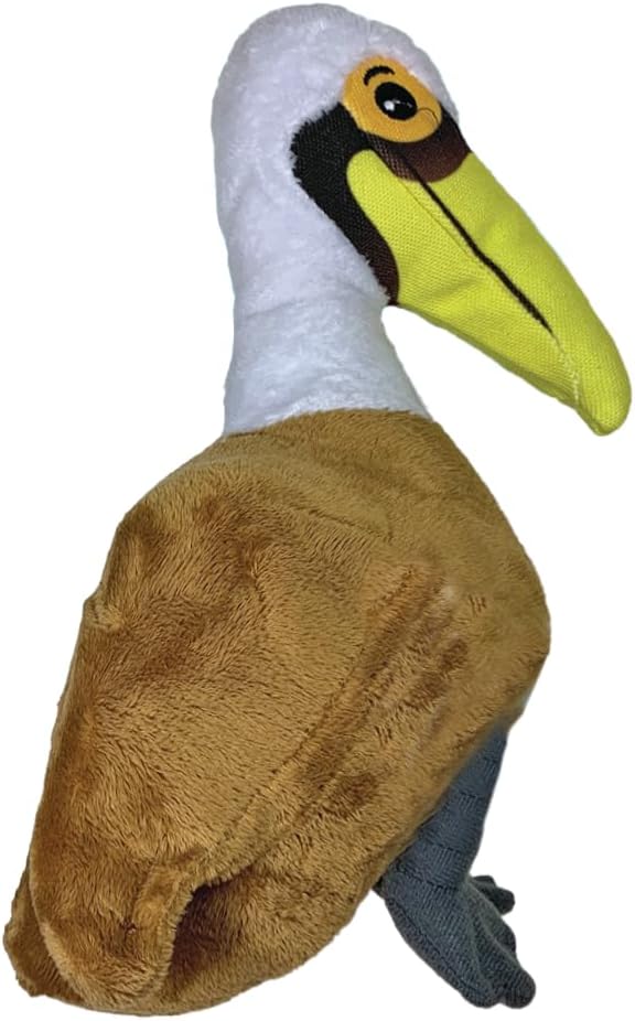 Spunky Pup Clean Earth Plush Pelican | Made from 100% Recycled Water Bottles | Small