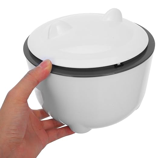 1set Odor-Sealing Cat Litter Trash Can One-Button Disposal Large Capacity Waste Container for Pet Litter Storage Stylish Design