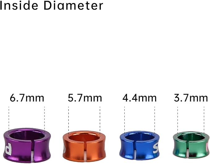 Open Bird Ring Bird Band Bird Foot Ring Bird Leg Bands Rings for Birds Tags Aluminum Alloy Split Ring Mixed Color for Parrots Hibiscus Bird Finches Etc 50Pcs (ID 5.7MM)