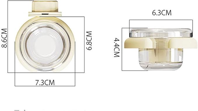 4 Pieces Bird Water Dispenser Decoration for Outside Sturdy Yard Transparent Multifunctional Professional Food Bowl Accessory, White