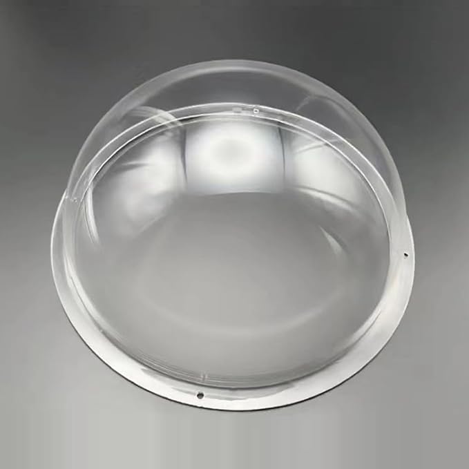 LOTOWELZON 6inch Acrylic Replacement Transparent Clear Camera Dome Cover Security Camera Housing Pet Dog Fence Window Skylight Window (ID150mm*H76mm/5.9 * 3in)