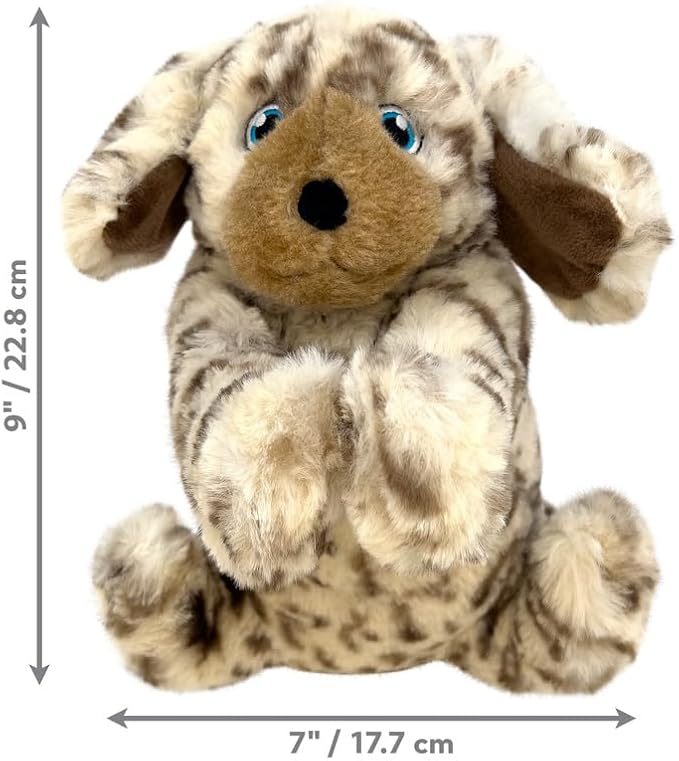 KONG Toughz Durable Plush Dog Toy - Long-Lasting Soft Chew Toy for Aggressive Chewers, Safe & Interactive for Dogs (Pup)