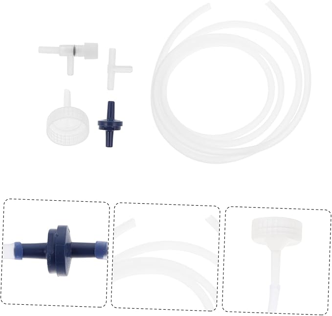FRCOLOR 2sets Shrimp Hatchery Kit Complete Brine Shrimp Incubator Tool Accessories for Fish Breeding Includes Transparent Bottle Caps and Valves