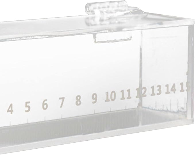 Fish Viewing Box with Scale Fishing Photo Tank Acrylic Isolation Breeder Box Fish Breeding Tanks with Lid
