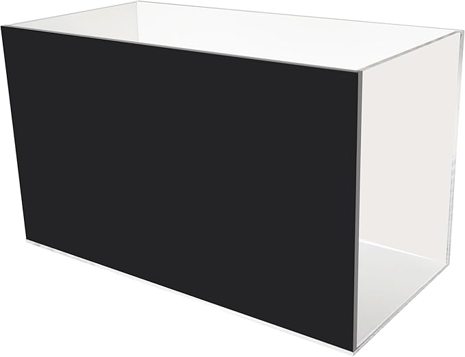 FixtureDisplays® 17.7 X 9.4 X 9.6" 7 Gallon Premium Clear Acrylic Fish Tank 22193