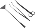Happyyami 3pcs Set Fish Tank Cleaning Tool Aquarium Tools Kits Aquatic Plants Aquascaping Tools Aquarium Spatula Tool Water Plants Kit Water Plants Kit