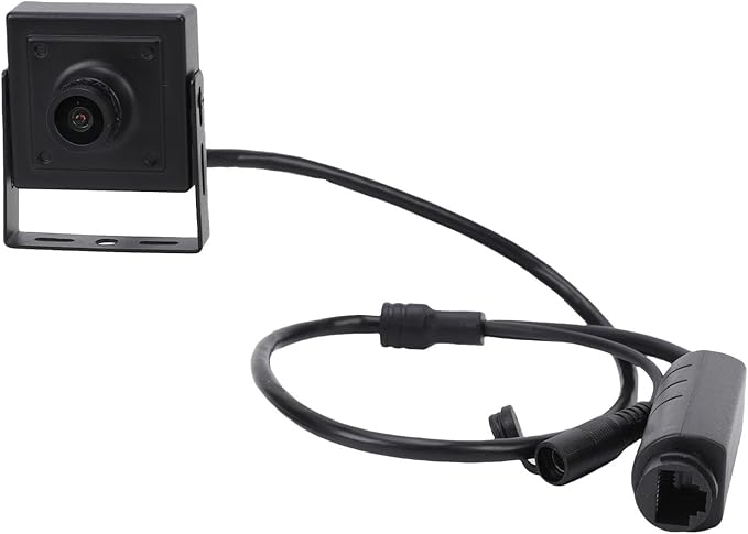 POE IP Camera, Indoor Security Camera, 3.6mm Lens 85 View Angle with Built in Mic, for Baby Dog Monitor Pet Home Surveillance (8MP)