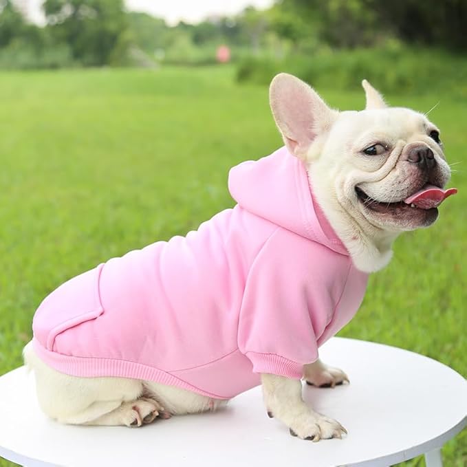 TAPBULL Dog Dresses, Fashionable Pet Dog Sweatshirt Clothes in Light Colors, Cute Cat Birthday Dress Outfit (Pink/Purple/Coffee 3-Pack), Medium