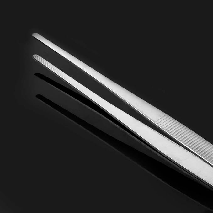 30CM Aquarium Straight Elbow Stainless Steel Live Plant for Tweezer Plier Tool Tweezers Fish for 12'
