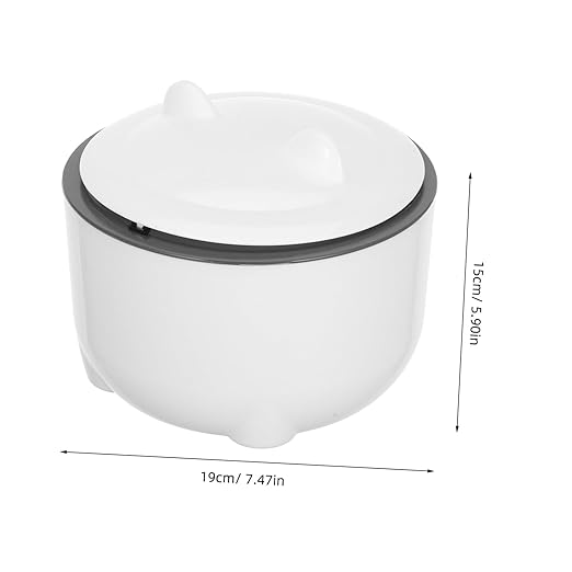 Sealed Cat Litter Trash Can One-Button Operation Cartoon Design Small Desk Waste Bin Plastic Pet Litter Storage