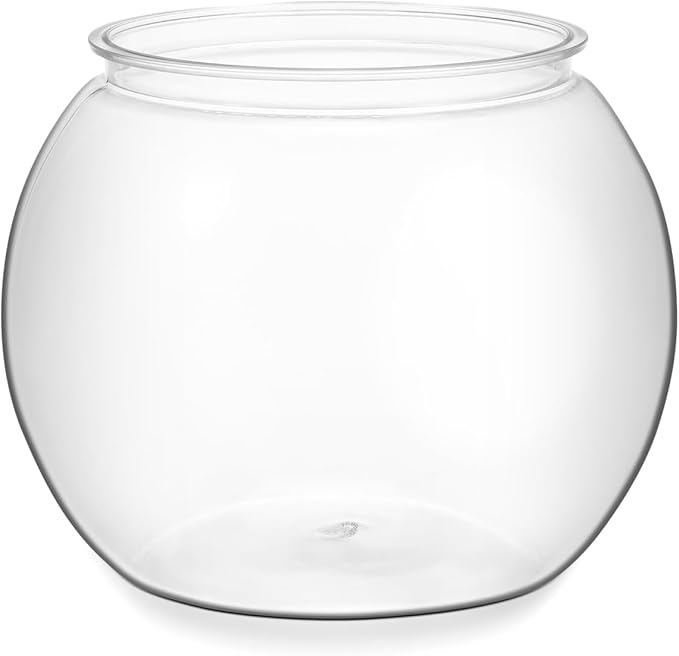 Acrylic Desktop Fish Tank Hydroponic Containers Fish Bowl Decor for Betta Desktop Decoration Small Tank Plant Pot Vases, 7.7X7.7X7.1in