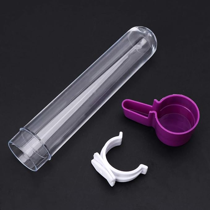 Pet Bird Water Dispenser, Bird Cage Automatic Feeder Hanging Plastic Food Container for Parrot Budgies Lovebird,Canary