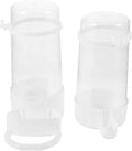 VANZACK 2pcs Automatic Bird Food and Water Dispenser for Cage Parakeet Cockatiel Indoor Feeding Supplies