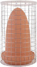 BESPORTBLE Discus Breeding Cone: Fish Breeding Cones Cave Ceramic Spawning Cave with Cage for Discus Fish Angelfish, 7.8 * 3inch