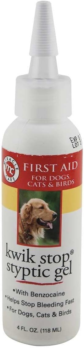 Styptic Kwik Stop Dog Cat Bird Ferret Helps Stop Bleeding Fast Powder Gel Pads or Swabs (Groomer's Kit)