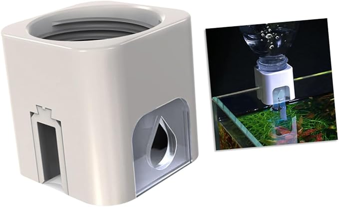 Angoily 3pcs Fish Tank Automatic Water Level Controller Water Refiller for Aquariums Compact Design Noise Reduction Easy Installation White