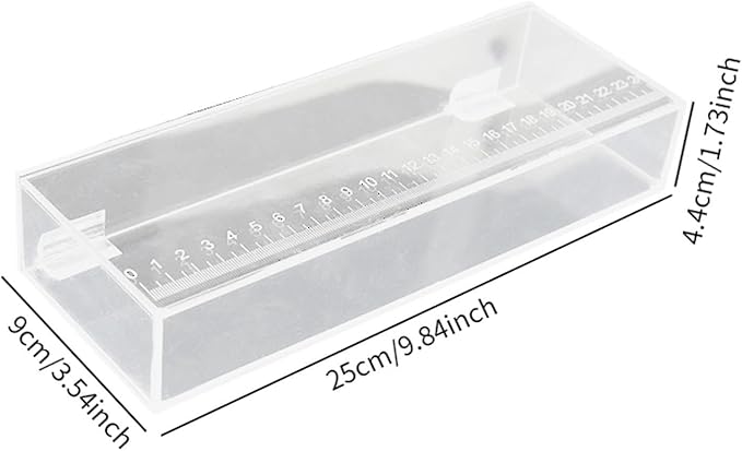 Fish Breeding Tanks Fish Isolation Box Acrylic Hatchery Incubator Portable Case Aquarium Fish Viewing Box Fishing Photo Box, 25x4.4x9cm