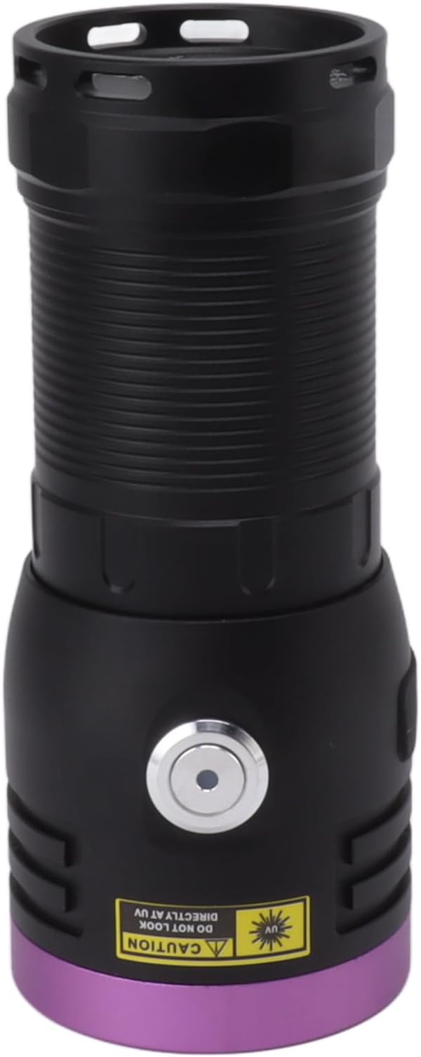 ZJchao 80W Black Light Flashlight Rechargeable LED for Pet Urine Mineral Detection
