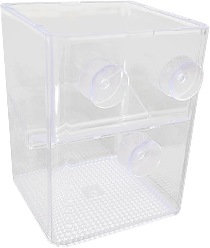 Generic Aquarium Breeder Box Hatchery Floating Acrylic Isolation Incubation Box for Baby Fish, Clownfish, Betta Eggs