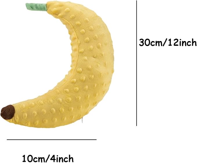 Pet Neck Pillow for Cats and Small Dogs – Soft Banana-Shaped U Pillow with Washable Cover, Plush Minky Travel Pillow for Pets