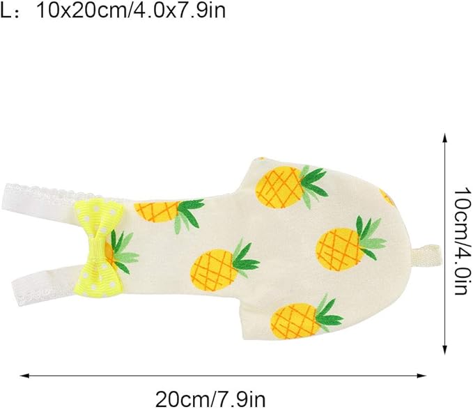 Pet Bird Cute Diaper, Convenient to Use Parrot Diaper Flying Costume Reusable Diaper Bird Diaper for Parrots Pigeons Pet Supplies (L)