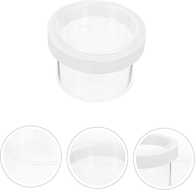 Happyyami Floating Fish Separator Box for Tank Guppy Breeding Box Removable Cover Acrylic Specimen Containers