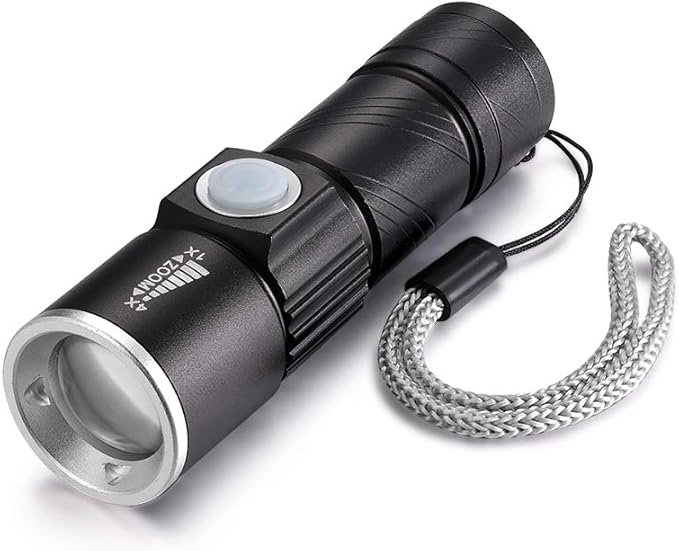 DARKBEAM UV Light Rechargeable USB Flashlight 395nm Blacklight Ultraviolet Wood's Lamp LED Portable Mini Handheld Pocket Torch Detector for Dog Urine Pet Stains Anti-counterfeiting, Resin Curing