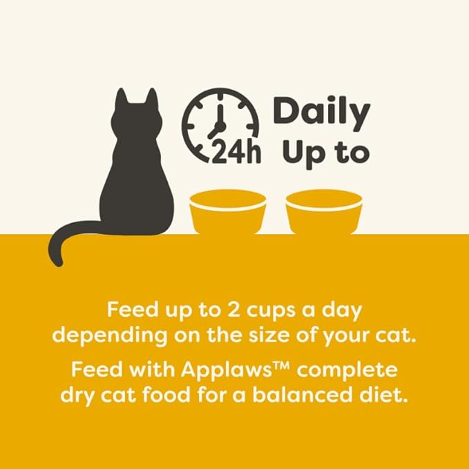 Applaws Natural Wet Cat Food in Broth, Limited and Natural Ingredients, High Protein with No Artificial Additives, Chicken, Carrots & Green Beans in Broth (10 x 2.12 oz Easy-Open Cups)