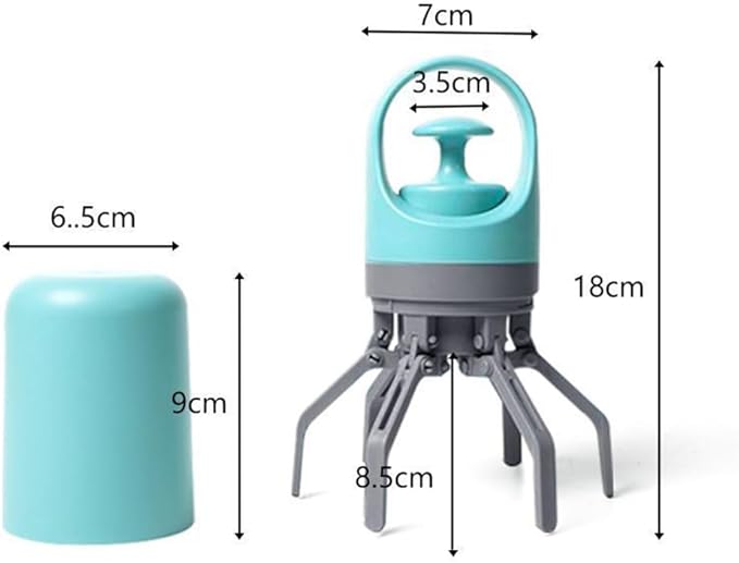 Portable Pet Pooper Scooper,Portable Pooper Scooper for Dogs,Portable Poop Scooper with Bags,Pooper Scoopers with Bag Attachment,with 15/60/120 PCS Bag Attachment. (60, Bags)