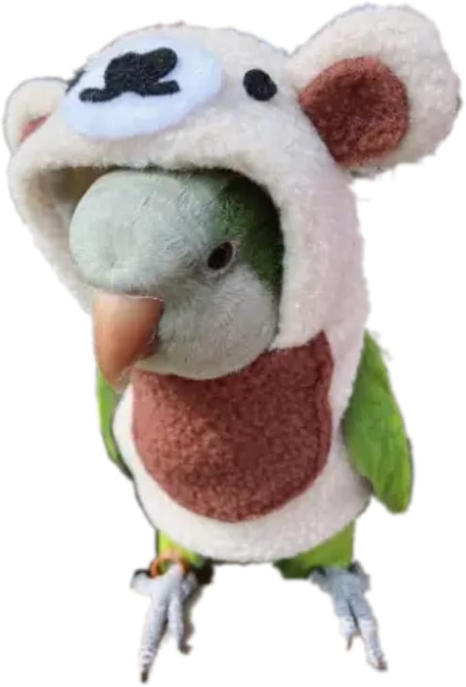 Bird Costume Bird Diaper Flight Suit Bird Bear Shape Bird Clothes Cosplay Photo Prop for Parrots Lovebird Parakeet Cockatiel Small Animals Apparel (with Diaper,Lorikeet)