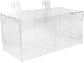 Fish Tank Breeding Box Acrylic Isolation Incubation, Adjustable Height, Transparent - Durable Material, Stable Attachment, Ideal for Aggressive and Sick Fish (30CM*15CM*15CM)