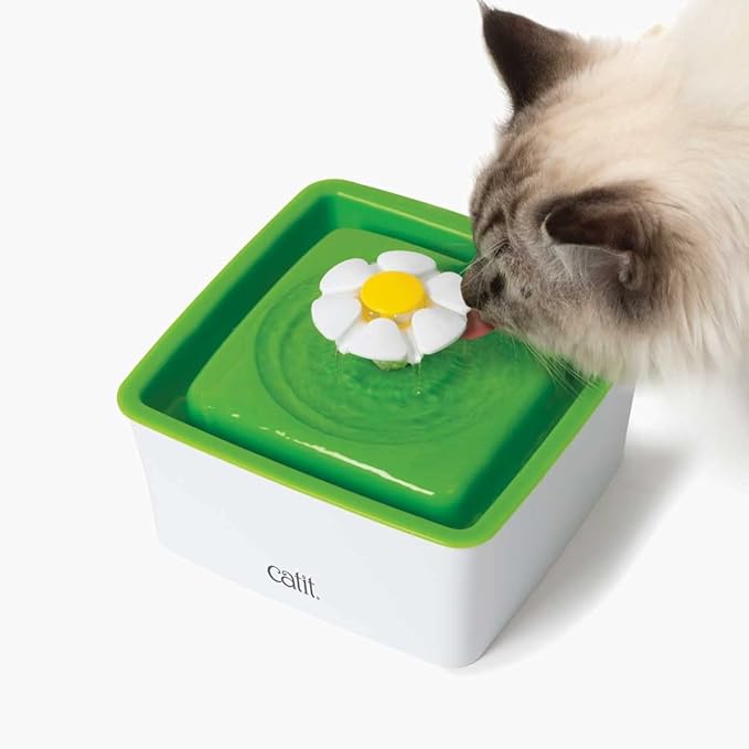 Catit Senses 2.0 Triple Action Replacement Mini Flower Cat Water Fountain Filters, 3 Pack - Replacement Filters for Catit Mini Flower Drinking Fountain
